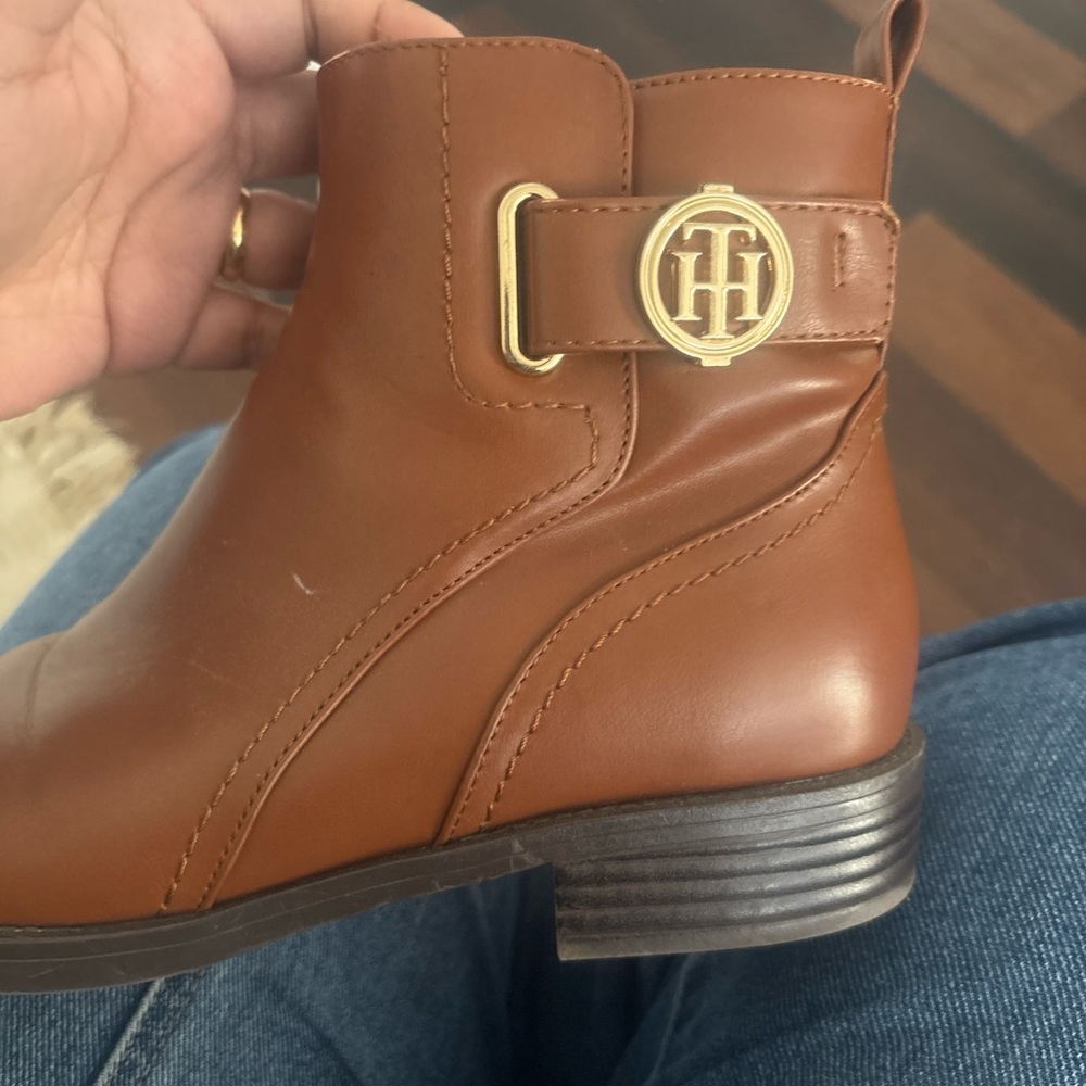 Tommy Hilfiger Brown Ankle Boots